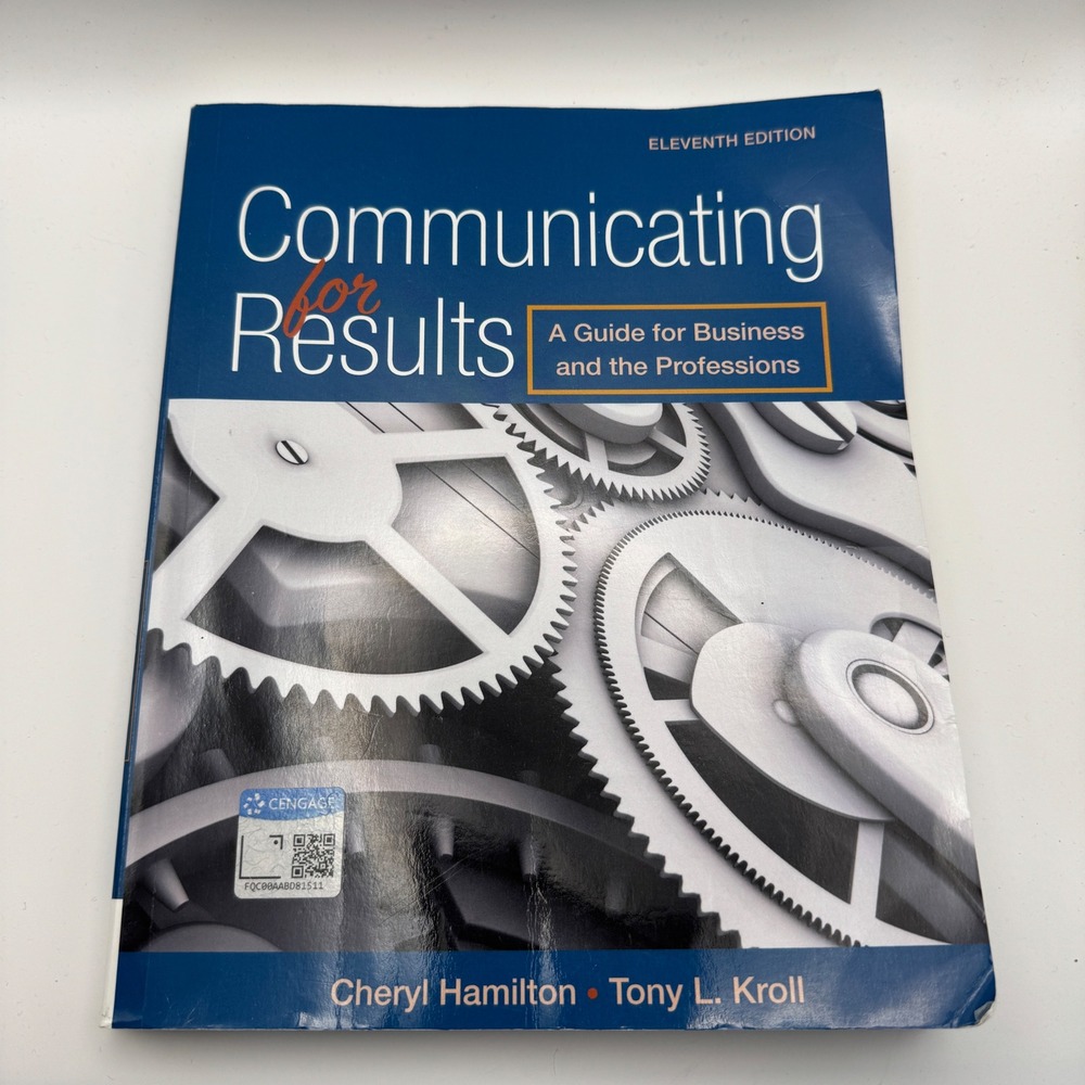 Communicating for Results a Guide for Business and the Professions 11th Edition